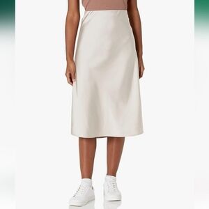 The Drop Silver Cloud Maya Silky Slip Skirt Size Large NWT